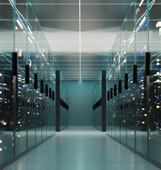 cloud or data center, 3d rendering